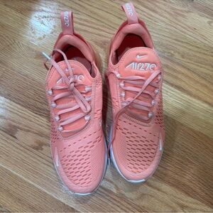 Nike Women's Coral Air Max 270 Athletic Shoes